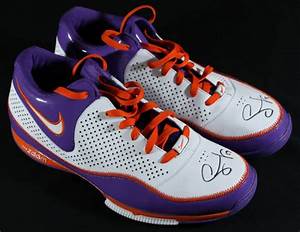 Steve Nash Signed Game Used Shoes Suns Gai Coa Pristine Auction