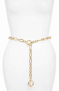 Women 39 S Fendi Logo Chain Belt Size One Size Gold In 2020 Chain