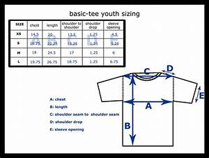 Youth Size Chart Sublimation Youth Shirts Vapor Apparel Youth T