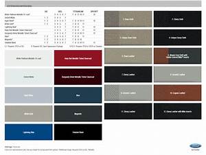 Ford Edge Paint Charts