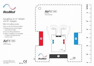Resmed Airfit F30i Sizing Template