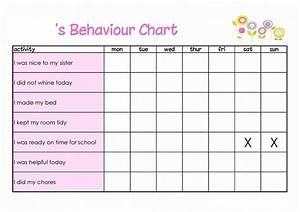 Behavior Reward Chart Kids Behavior Chart Printable Free Printable