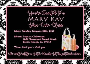 mary skin care class invitation etsy