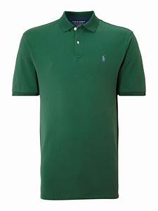 Ralph Golf Contrast Collar Polo Shirt In Green For Men Dark