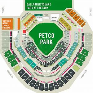 Petco Park Seating Chart Map Your Padres Seat