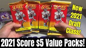 2021 Score Football Value Packs My First Look Into These 5 Retail