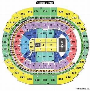 Staples Center Concert Seating Chart View Brokeasshome Com