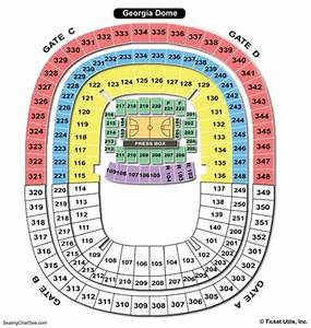 Georgia Dome Basketball Seating Chart Seating Charts Tickets