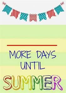 Countdown To Summer Free Printables The Chirping 
