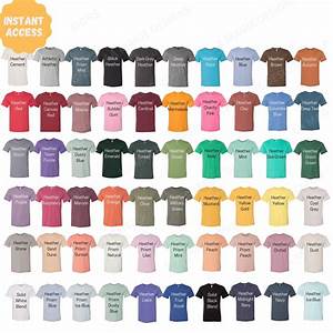 Ash Color Color Me Bella T Shirts Digital Download Instant Download