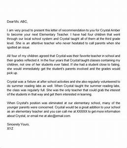 Labace Kindergarten Student Recommendation Letter For Child School