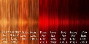 red brown hair colour chart google search red hair color chart red