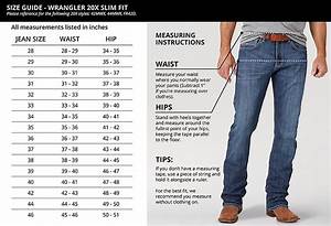 Jean Size Measurement Chart Images And Photos Finder