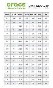 Crocs Shoe Size Chart Kids Sizing Crocs Vlr Eng Br