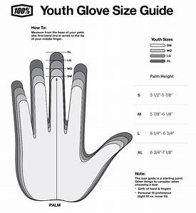 100 Youth Glove Sizing Chart 99bikes Co Nz