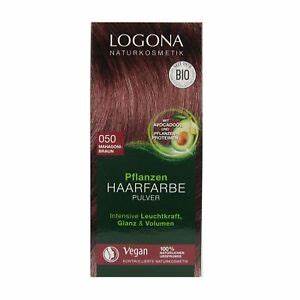 9 75 Eur 100 G Ks Logona Herbal Hair Colour Henna 050 Mahogany Brown