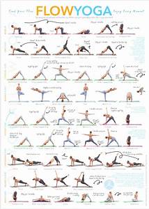 Buy Flow Yoga Wall Chart For And Exercise Instructional