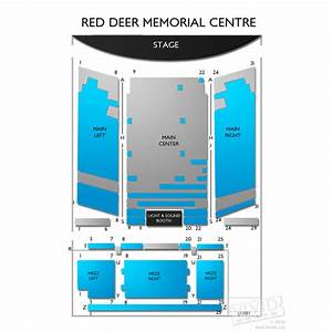 Red Deer Memorial Centre Seating Chart Vivid Seats