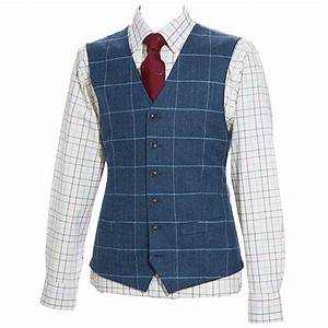 Samuel Windsor Men 39 S 100 Wool Tweed Waistcoat Amazon Co Uk Clothing