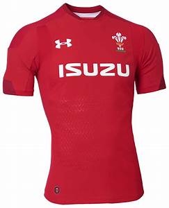 Wales Rugby 2017 19 Under Armour Home Shirt Rugby Shirt Watch