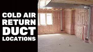 Basement Finishing Course Video Cold Air Return Duct Locations