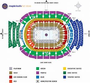 Scotiabank Arena Sba Seating Chart Formerly Air Canada Centre