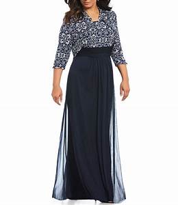 Shop For Howard Plus Size 3 4 Sleeve Lace Jacket Gown At