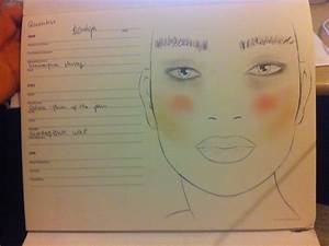 Technical File Annotated Face Charts With List Of Products Used