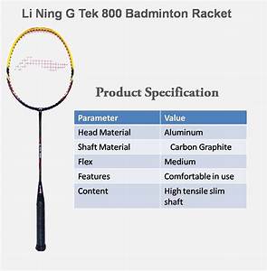 Li Ning Badminton Racket Chart Weepil Blog And Resources