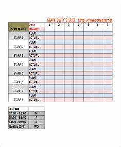 Image Result For Housekeeping Duty Roster Format Hotel Holiday Home