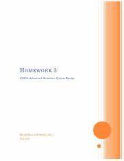 Homework 3 Pdf H Omework 3 Cs632 Advanced Database System Design