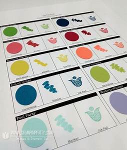 Free Stampin 39 Up Color Charts
