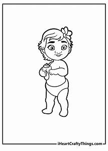 最も選択された Cute Baby Moana Coloring Pages 251971