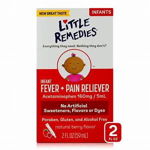 Little Remedies Infant Fever Reliever Natural Berry Flavor 2
