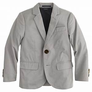 J Crew Grey Boys Ludlow Jacket In Italian Chino Pant Suit Size Os One