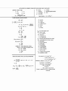 Ap Chemistry Formula Sheet Pdf
