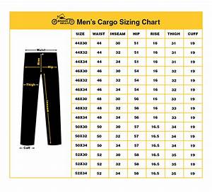 Endogear Motorcycle Apparel Size Guideline Chart