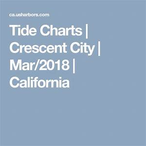 Tide Charts Crescent City Mar 2018 California Crescent City