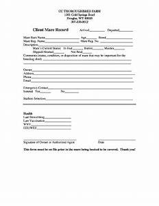 Fillable Online Client Mare Record Cc Thoroughbred Fax Email Print