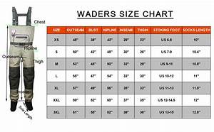 Lacrosse Waders Size Chart