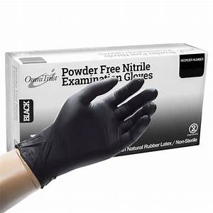 Black Nitrile Gloves Powder Free Mfasco Health Safety