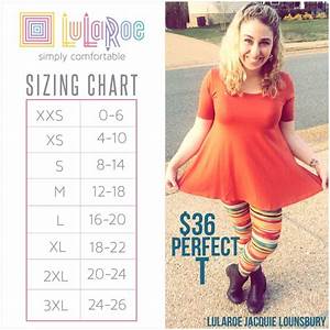 Here Is The Sizing Chart For The Lularoe Perfect Tee This Top Run A