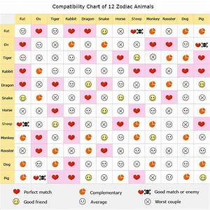 Campatibility Chart Of 12 Zodiac Animals Find Whether Your Partner 39 S