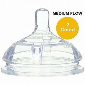 Comotomo Replacement Medium Flow For Ages 3 6 Months 2 Count
