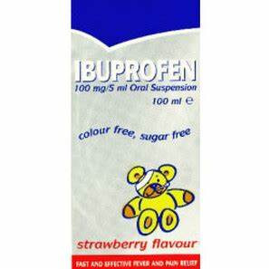 Ibuprofen 100mg 5ml Suspension For Children Chemist Direct