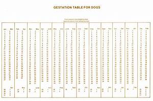 Dog Gestation Table Brokeasshome Com