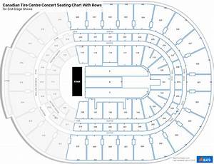 Canadian Tire Centre Seating Charts For Concerts Rateyourseats Com