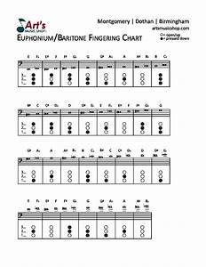 Baritone Euph Chart Download Courtesy Of Art 39 S Music Shop