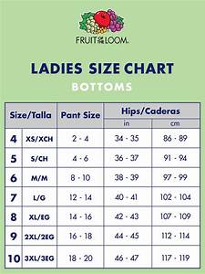 Fruit Of The Loom Sizing
