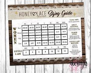 Honey And Lace Sizing Fit Guide Honey Lace Size Chart Rustic Wood